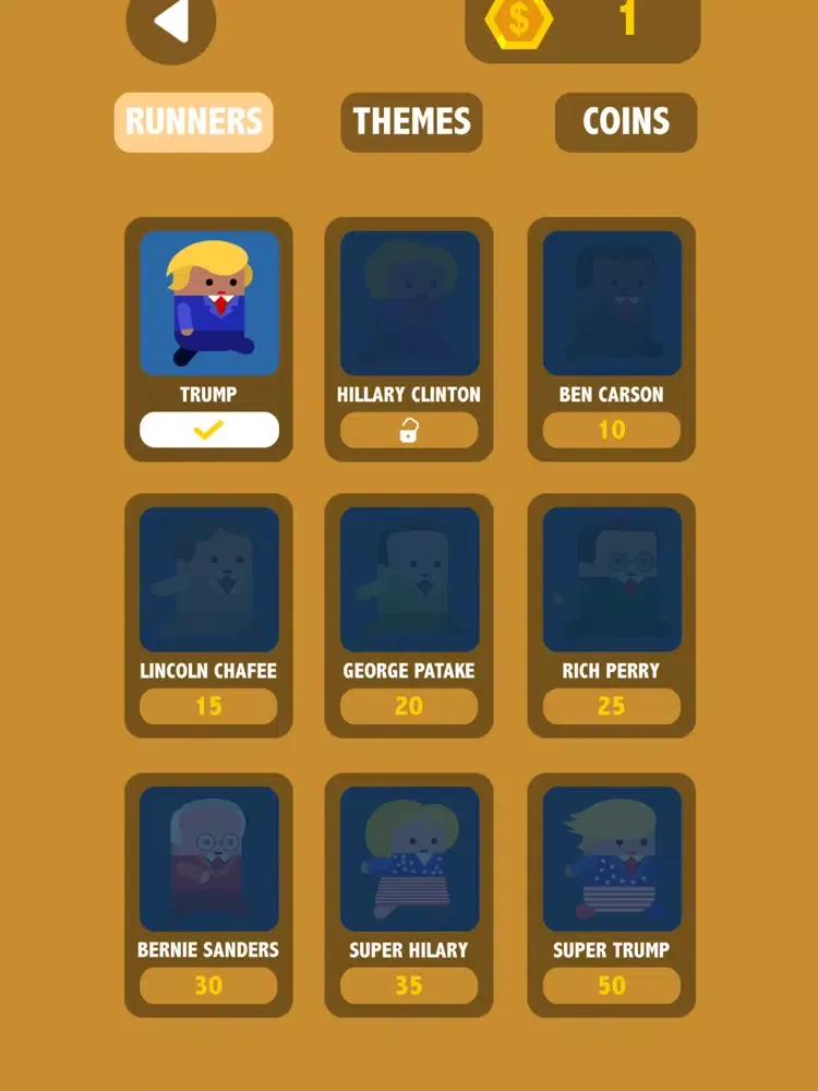Captures d'écran de Trump Rush Game iPad 