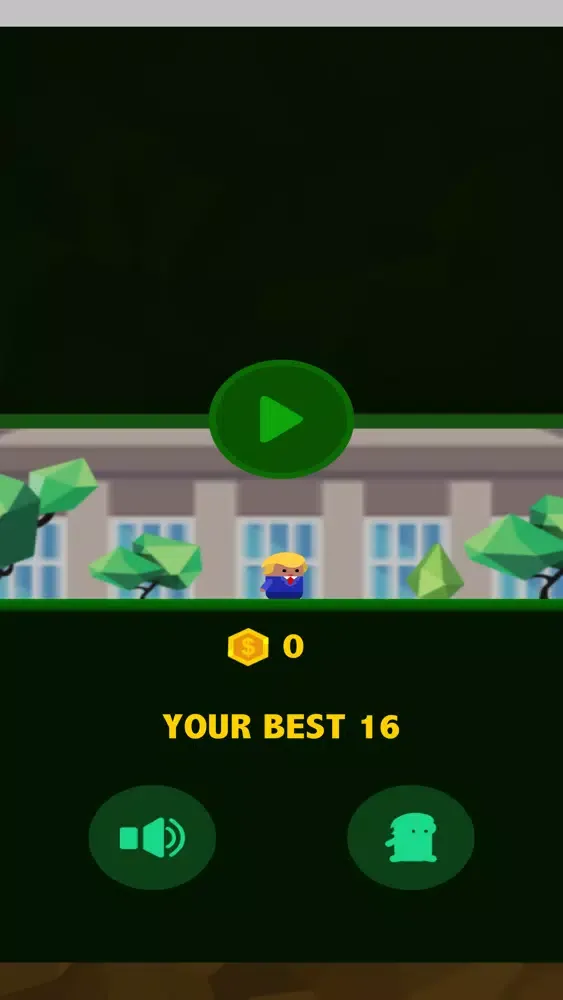 Captures d'écran de Trump Rush Game