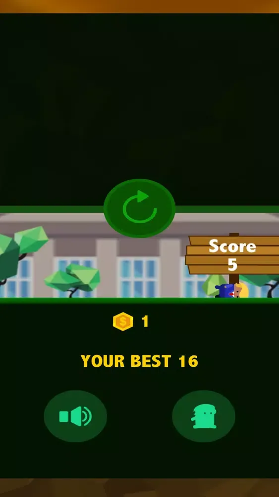 Captures d'écran de Trump Rush Game