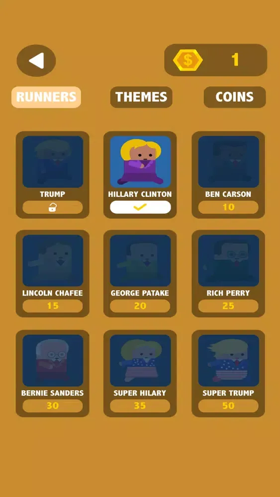 Captures d'écran de Trump Rush Game