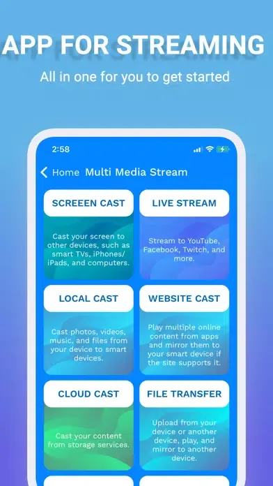 MultiMedia Stream Max سکرین شاٹس