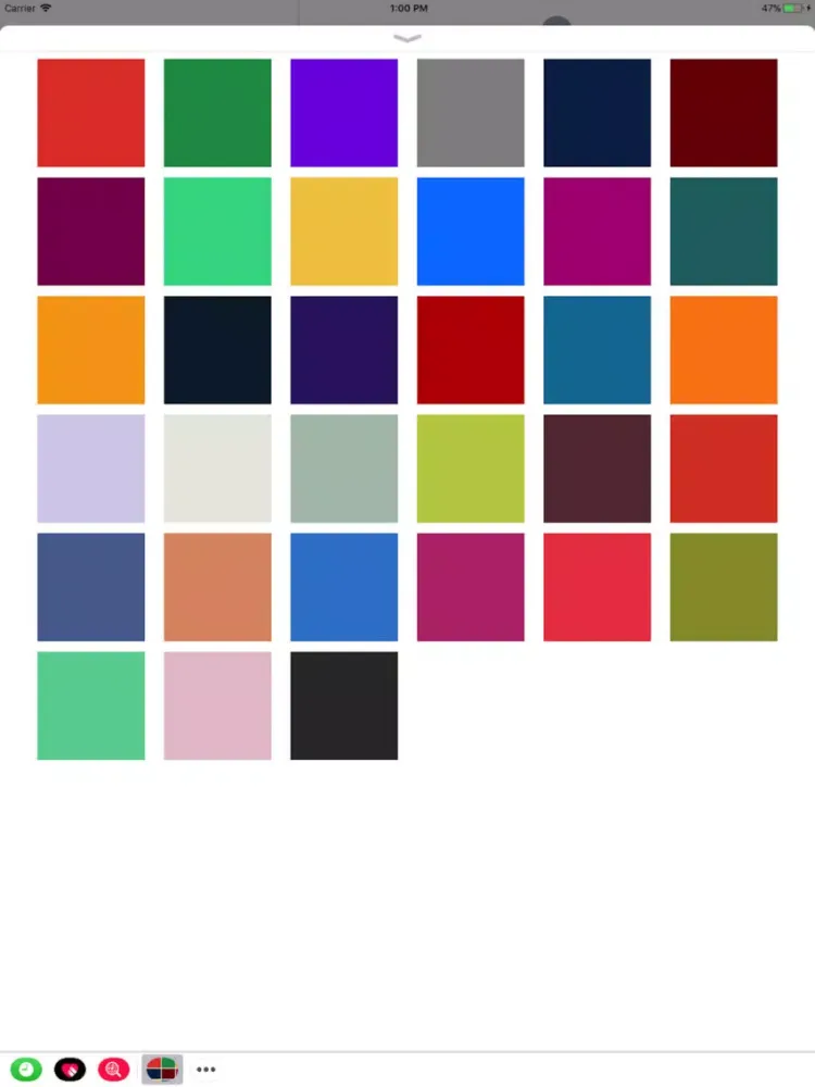 Ảnh chụp màn hình của Stickers: Just Colors iPad 