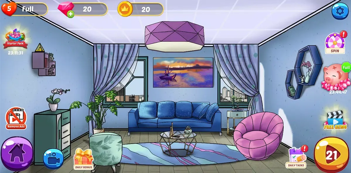 Capturas de tela do MikkiPiki Home Design