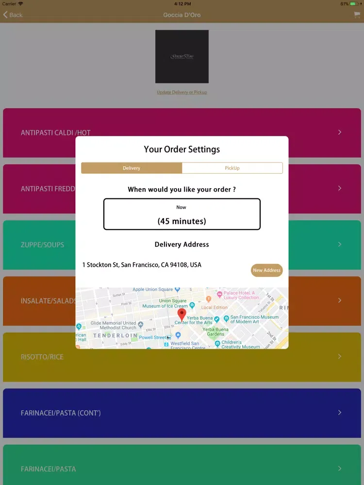 Goccia Doro I iPad  스크린샷