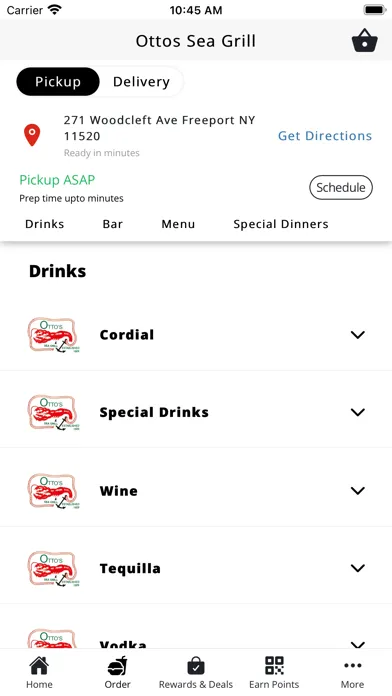 Ảnh chụp màn hình của Ottos Sea Grill