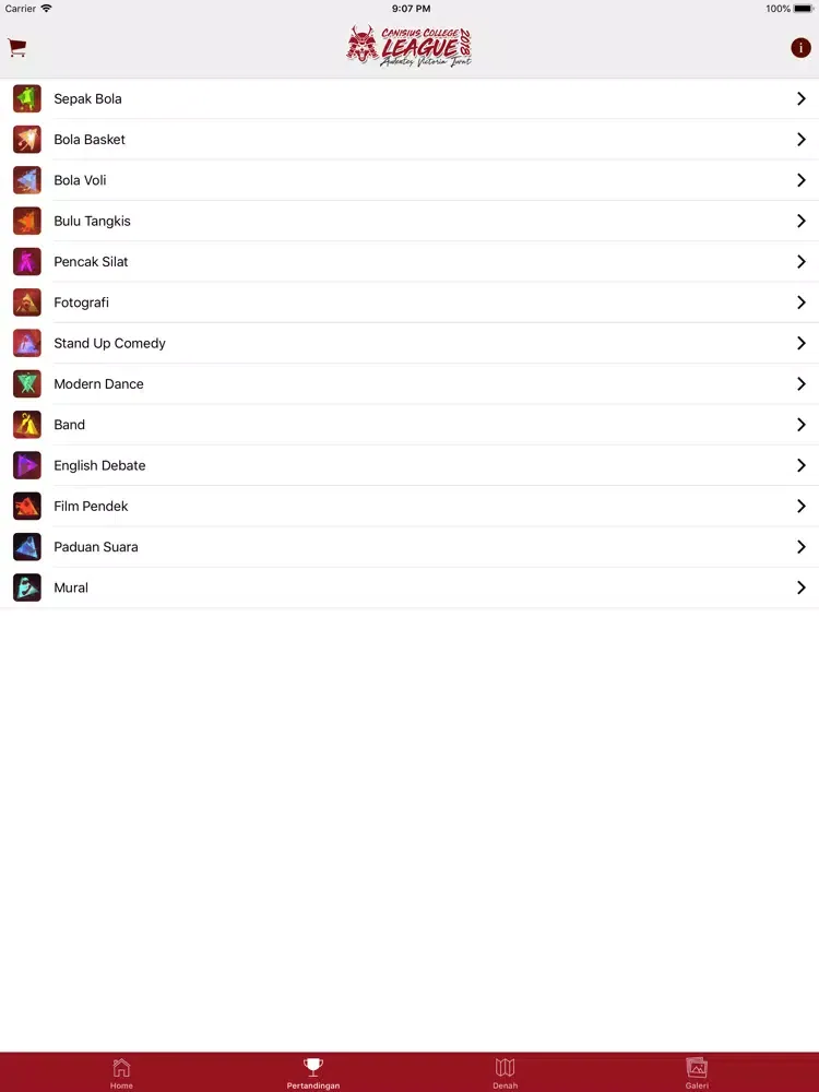 Canisius College League 2018 iPad  Ekran Görüntüleri