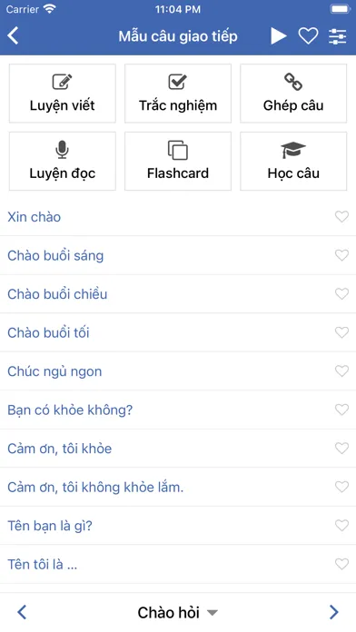 Capturas de pantalla de Học tiếng Nhật N5 N1 - Mikun