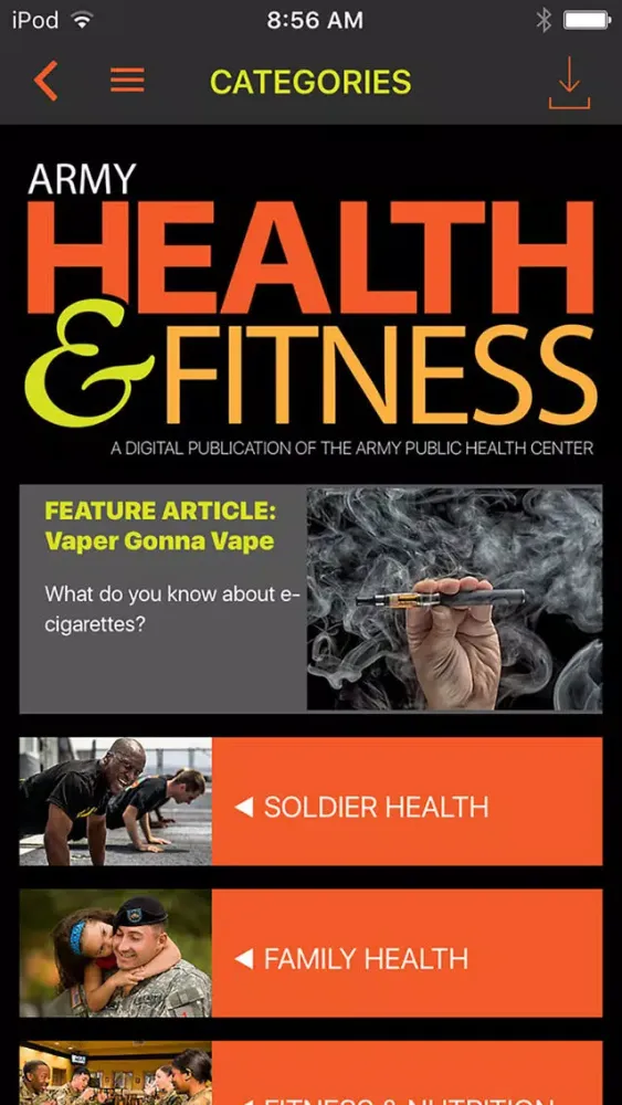 Army Health and Fitness Ekran Görüntüleri