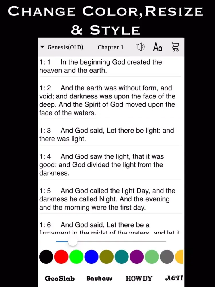 Скриншоты Holy Bible With Audio (KJV) iPad 