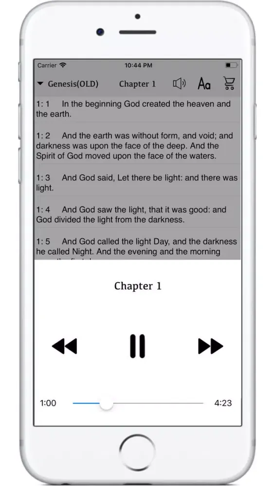 Скриншоты Holy Bible With Audio (KJV)