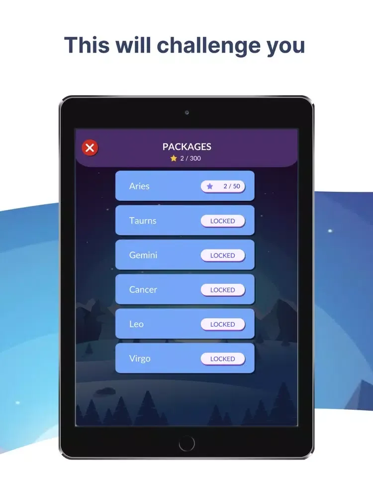 Tangkapan skrin 1Line puzzle: Brain training iPad 
