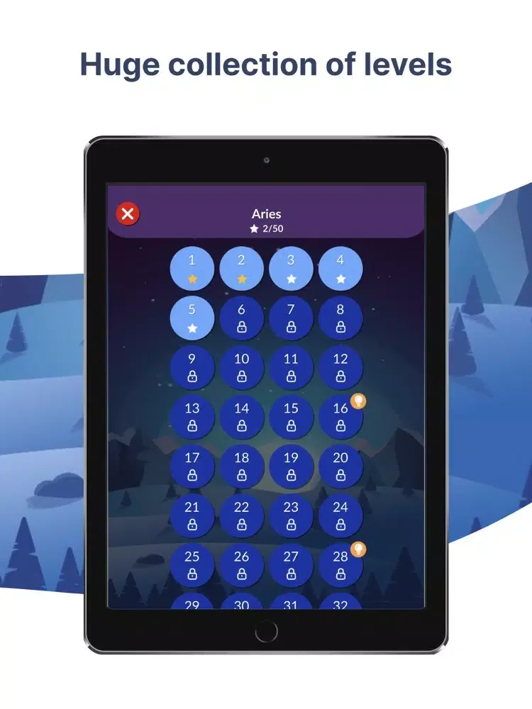 Tangkapan skrin 1Line puzzle: Brain training iPad 