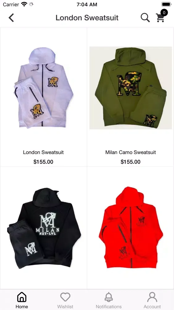 Ảnh chụp màn hình của MILAN NXT LVL