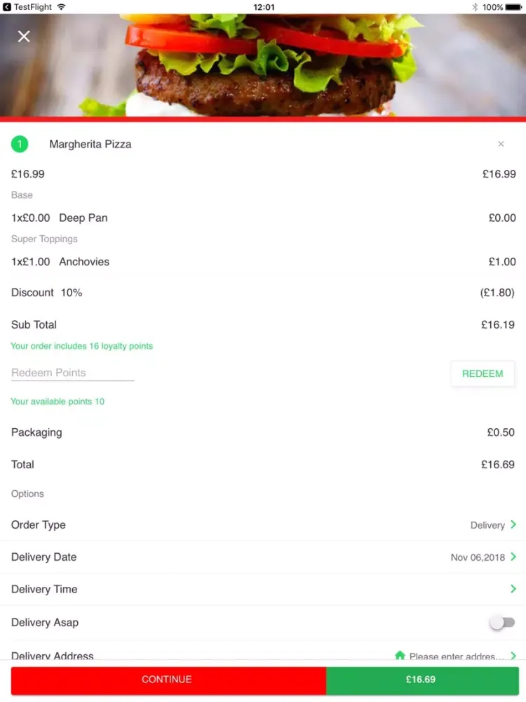 تصاویر Milano Pizza Mile end iPad 