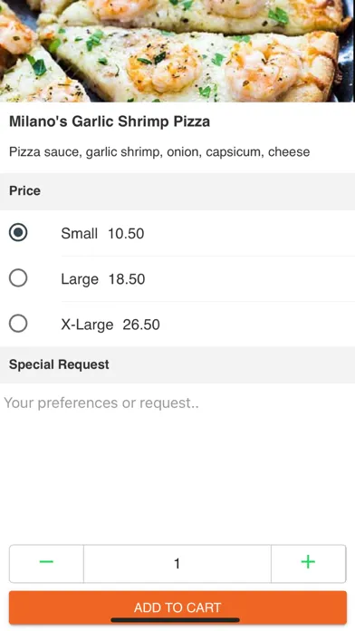 Milanos Pizza Manukau Screenshots