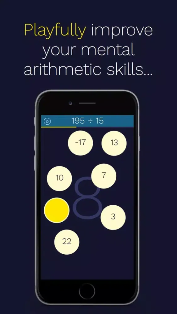 Tangkapan skrin 128dot7 - Improve your mental arithmetic skills and agility!