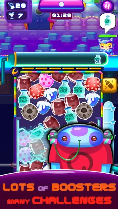 Captures d'écran de Space Cantina : Match 3 Club