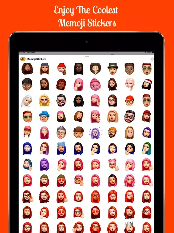 Stickers Memoji iPad  Screenshots