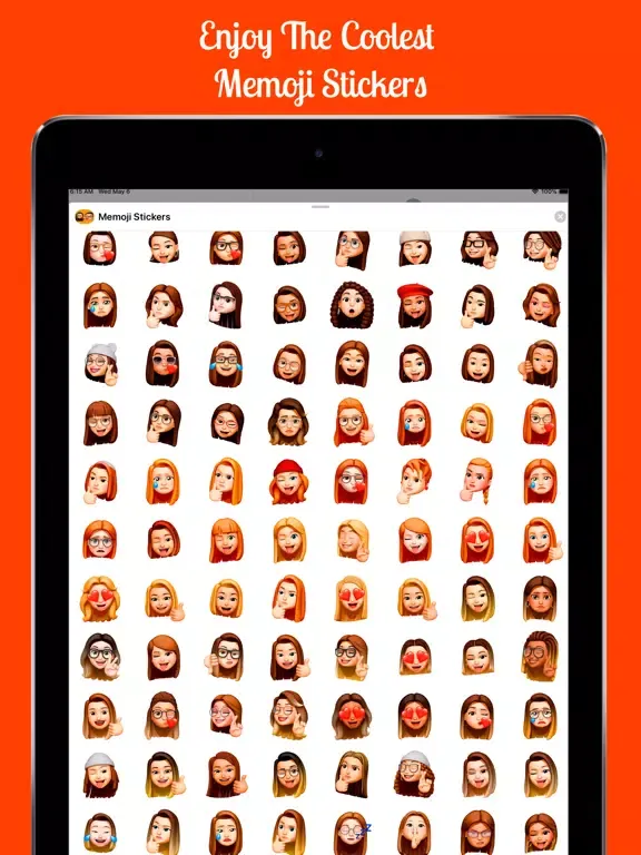 Stickers Memoji iPad  Screenshots