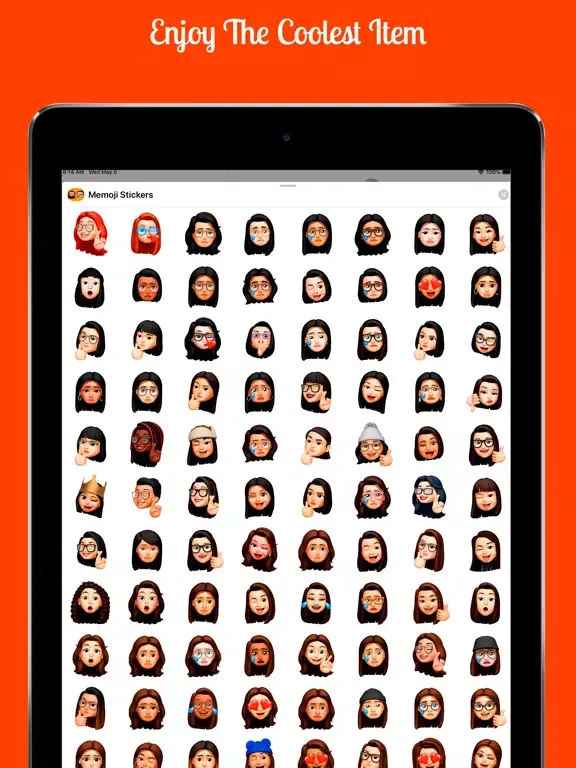 Stickers Memoji iPad  Screenshots