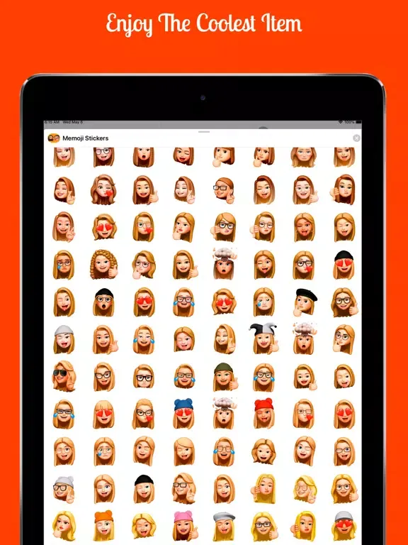 Stickers Memoji iPad  Screenshots