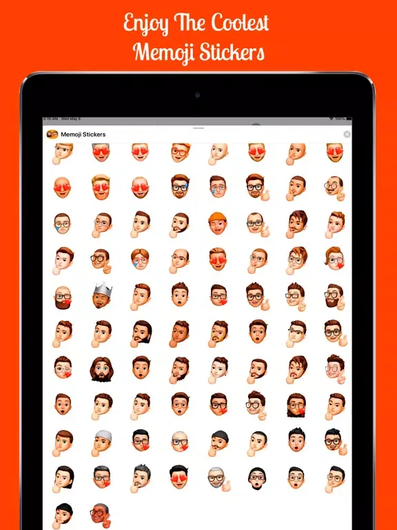 Stickers Memoji iPad  Screenshots