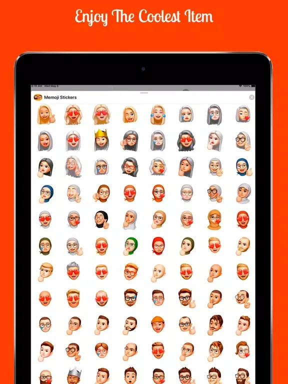 Stickers Memoji iPad  Screenshots
