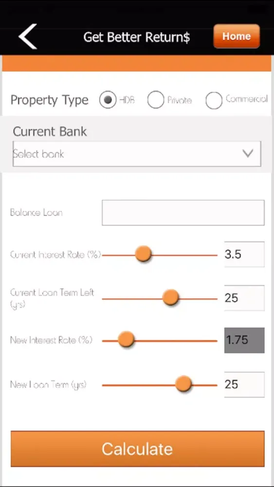 ภาพหน้าจอของ Intrepid Financial Budget Calculator