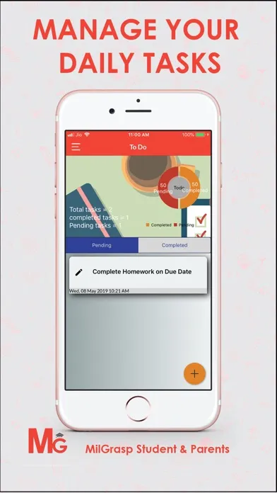 Capturas de pantalla de MilGrasp Student & Parent