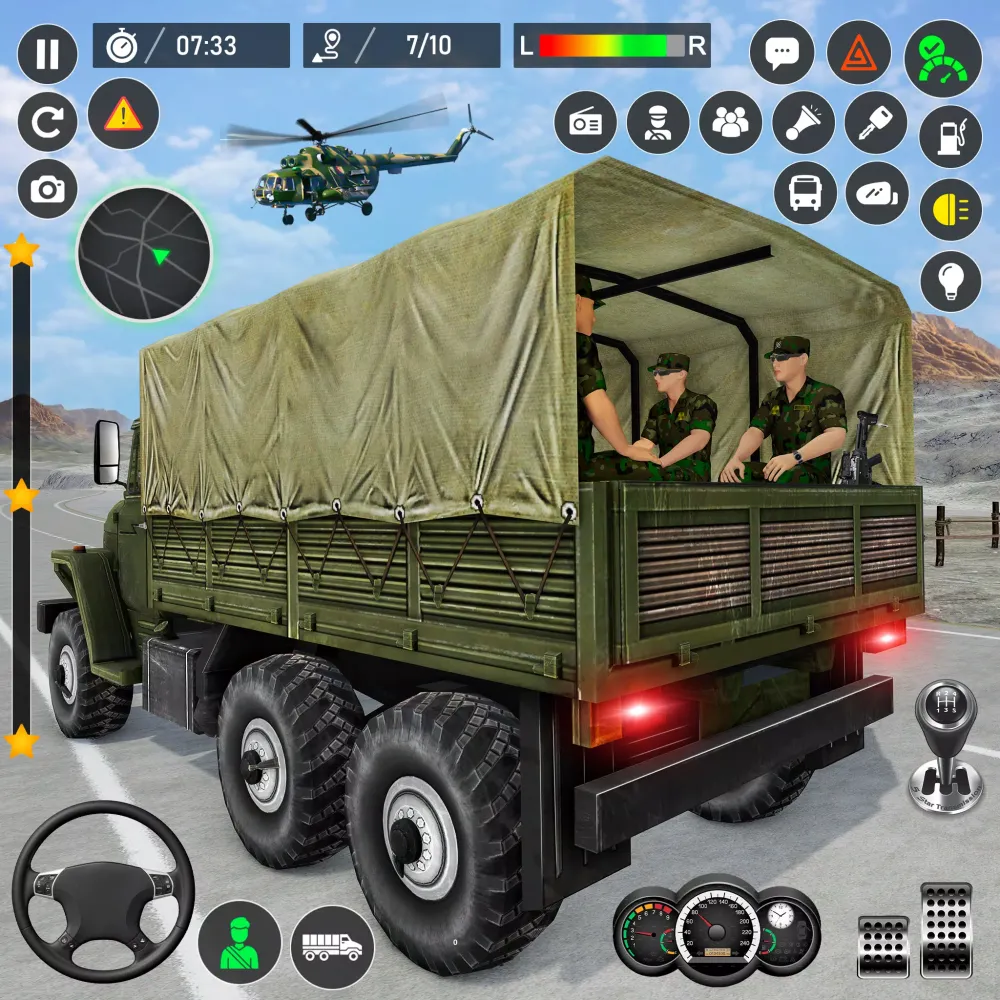 Army Truck Game Screenshots