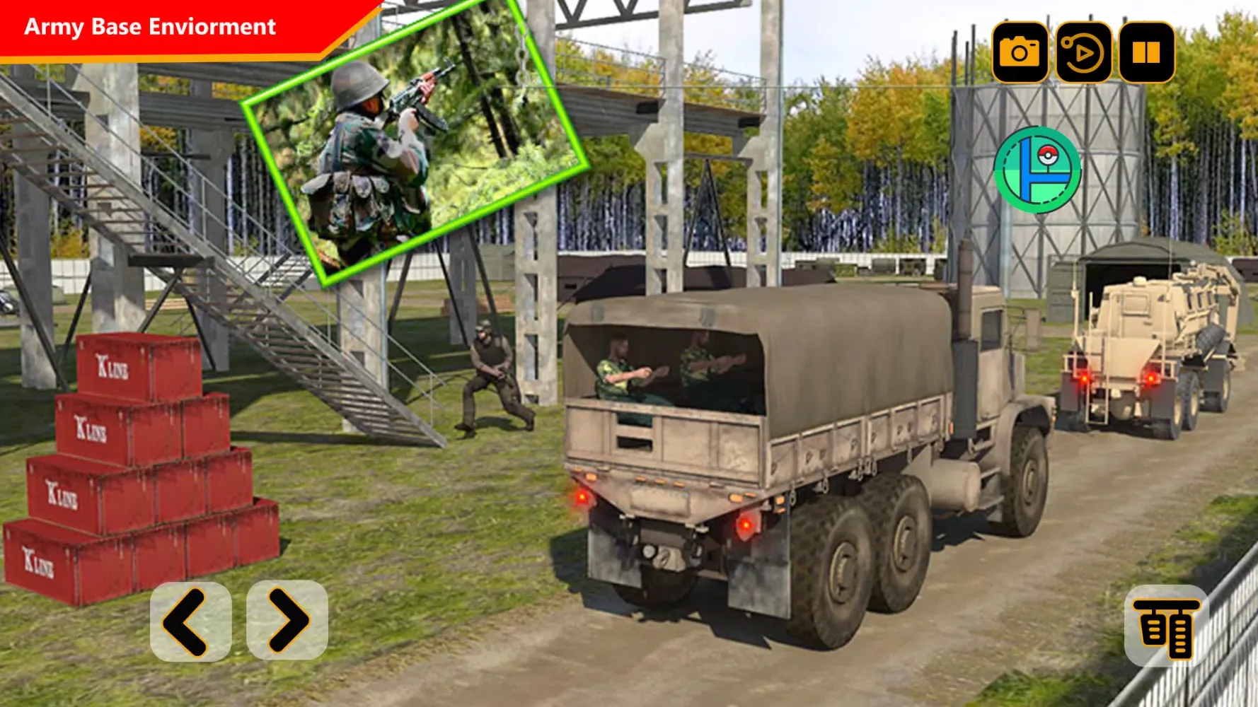 Army Truck Game Screenshots
