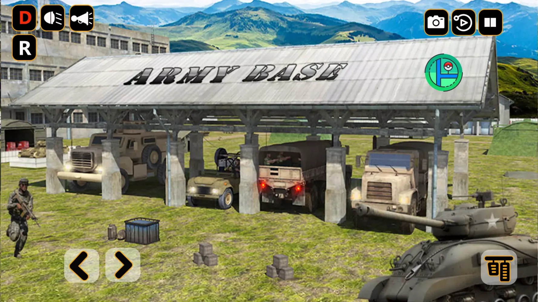 Army Truck Game Screenshots