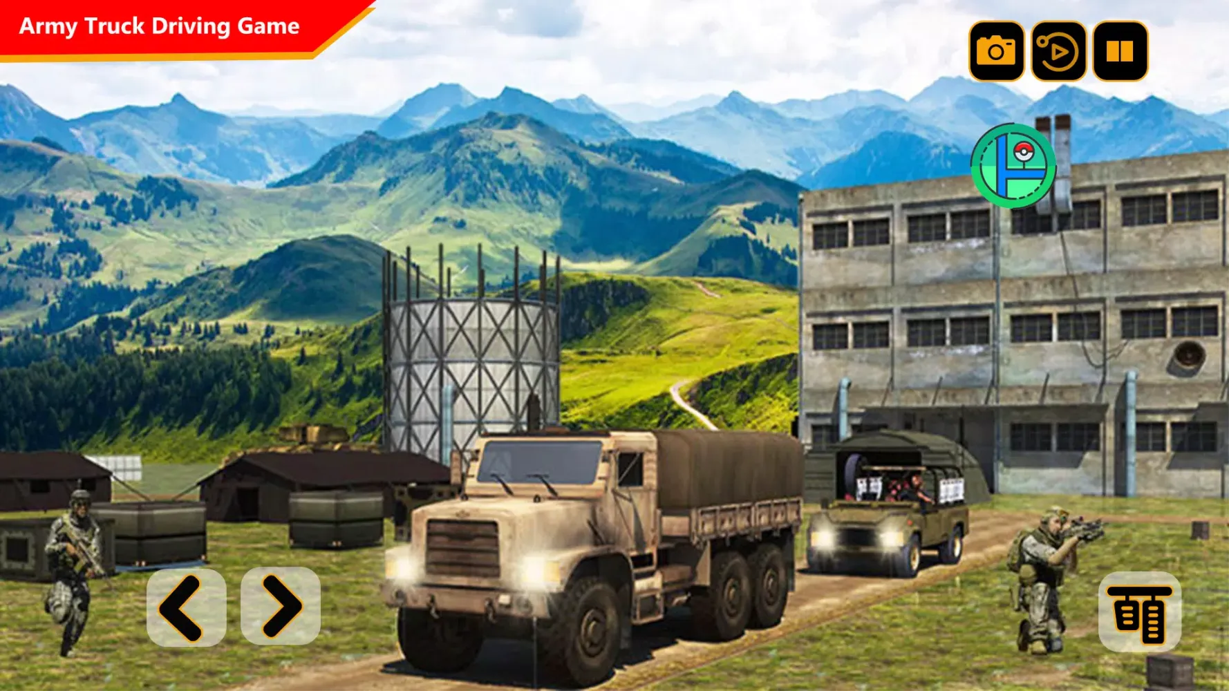 Army Truck Game Screenshots