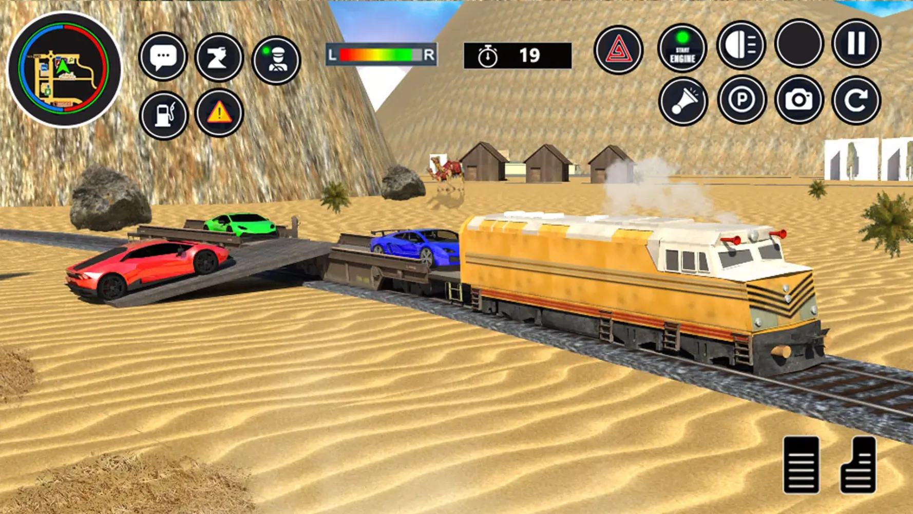 Captures d'écran de Cargo Transport Train Car Game