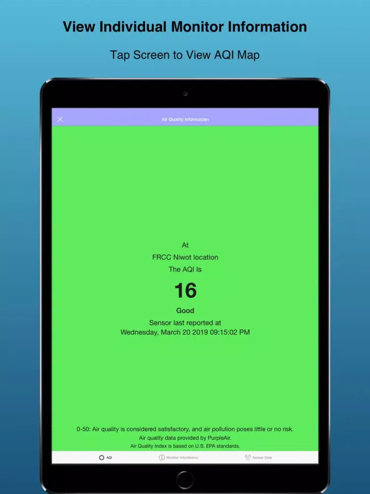 AQCheck iPad  স্ক্রিনশট