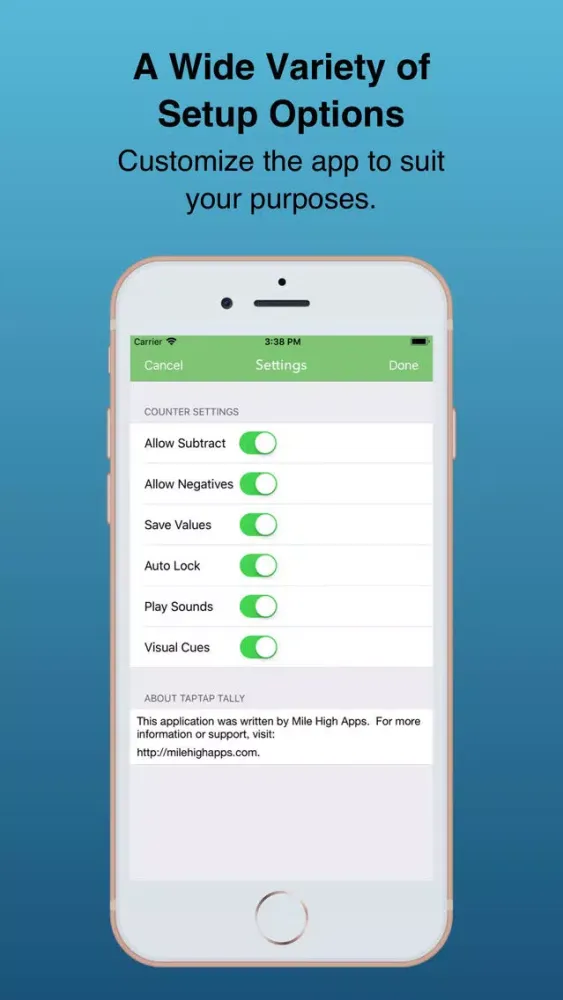 Captures d'écran de TapTap Tally