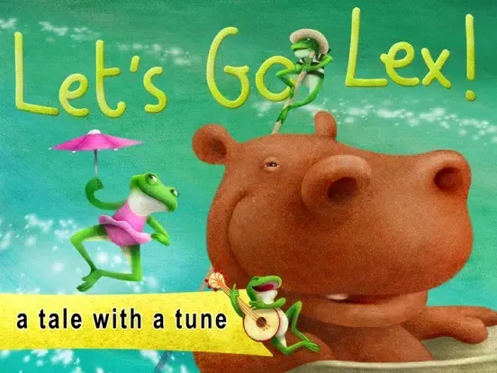 Capturas de tela do Let's Go Lex! interactive tale iPad 