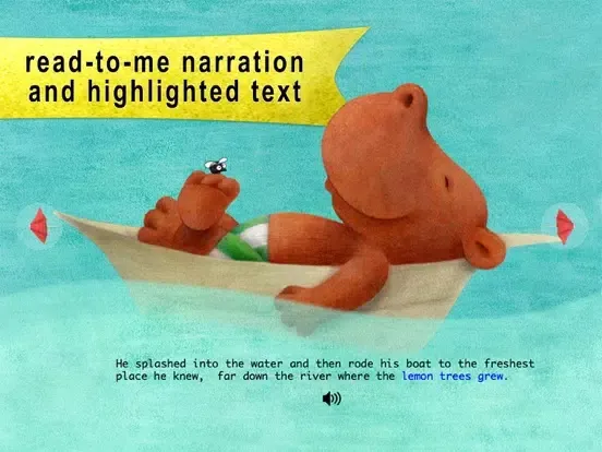 Capturas de tela do Let's Go Lex! interactive tale iPad 