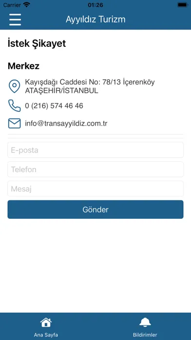 Ayyıldız Turizm应用截图