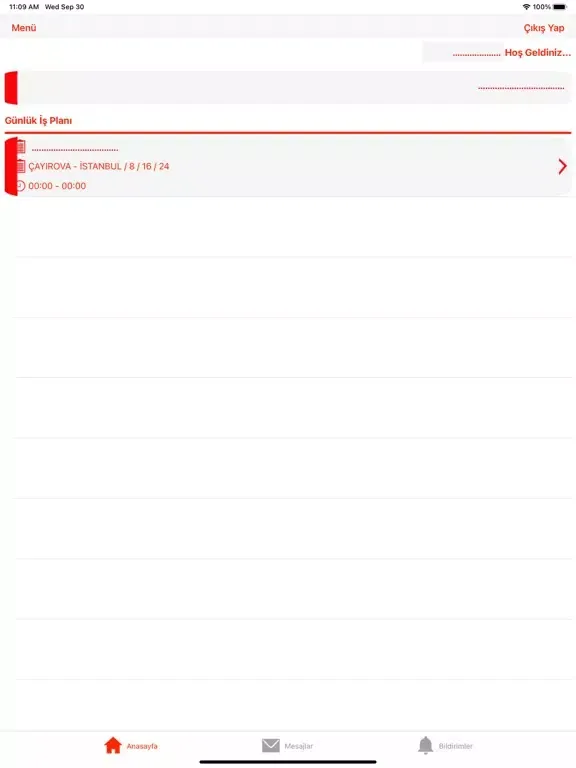 ภาพหน้าจอของ Doğan Turizm iPad 