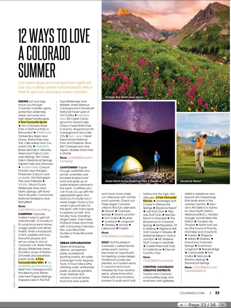 Скриншоты Colorado Holiday iPad 