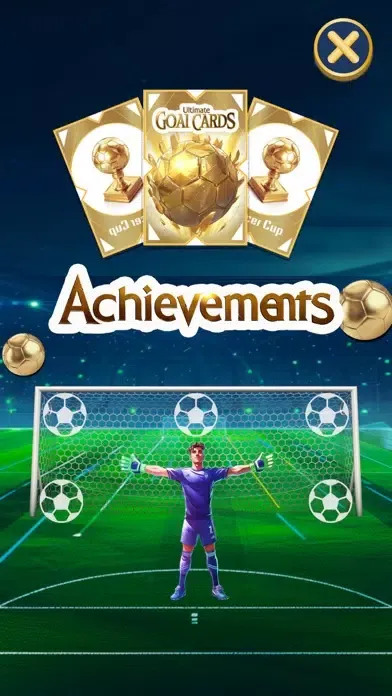 Ảnh chụp màn hình của Ultimate Goal Cards