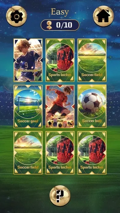Ảnh chụp màn hình của Ultimate Goal Cards