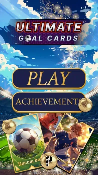 Ảnh chụp màn hình của Ultimate Goal Cards