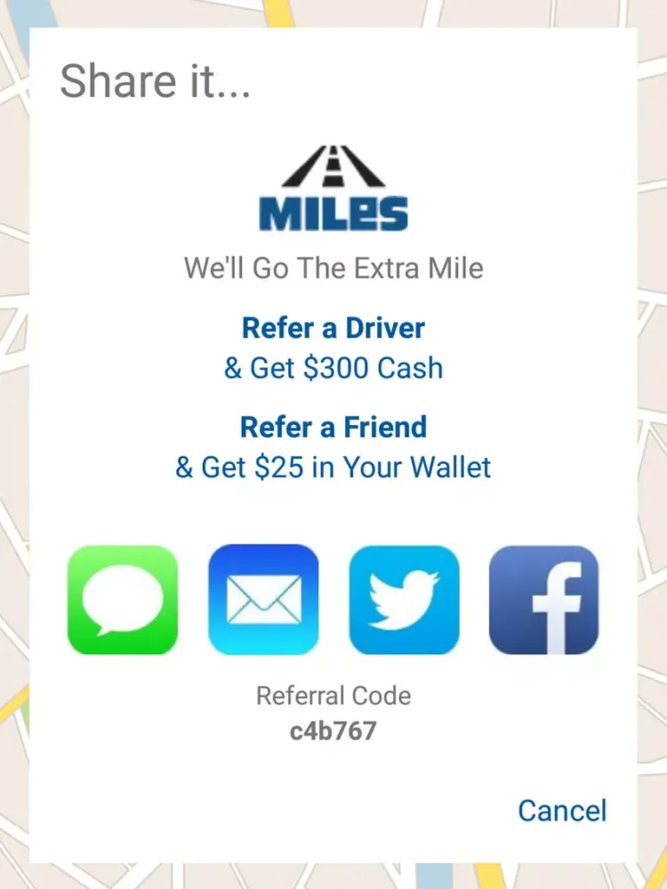 Capturas de pantalla de Miles App: Delivery on Demand iPad 