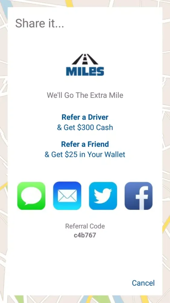 Capturas de pantalla de Miles App: Delivery on Demand