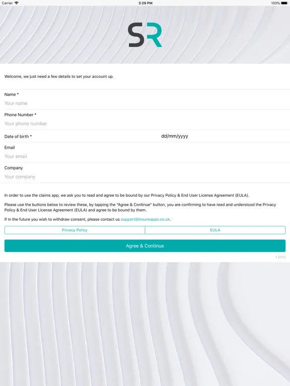 Screenshot di Specialist Risk Group iPad 