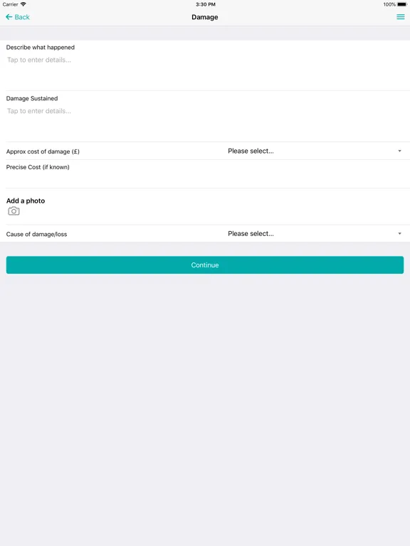 Screenshot di Specialist Risk Group iPad 