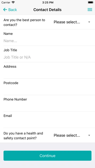 Screenshot di Specialist Risk Group