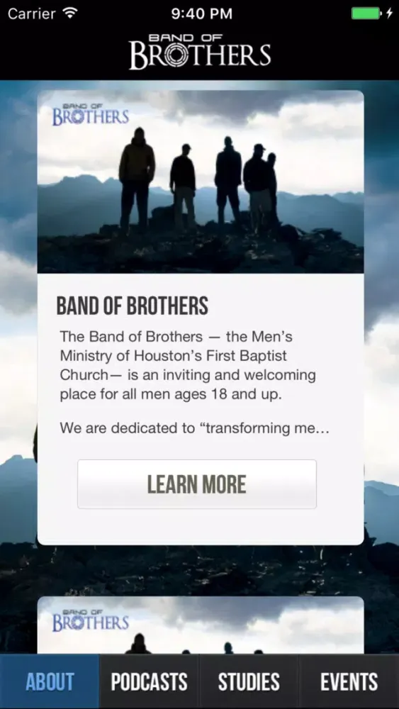 HFBC Men's Ministry Screenshots
